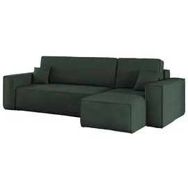 kaiser möbel Ecksofa Grün, Textil, 4-Sitzer, L-Form,L-Form, 244x142 cm, Wohnzimmer, Sofas & Couches, Wohnlandschaften, Ecksofas