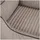 Knuffelwuff Hundebett Columbia XL 105 x 75 cm hellgrau
