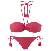 ELBSAND Bandeau-Bikini Damen Hummer Gr.36 Cup C/D