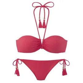 ELBSAND Bandeau-Bikini Damen Hummer Gr.36 Cup C/D