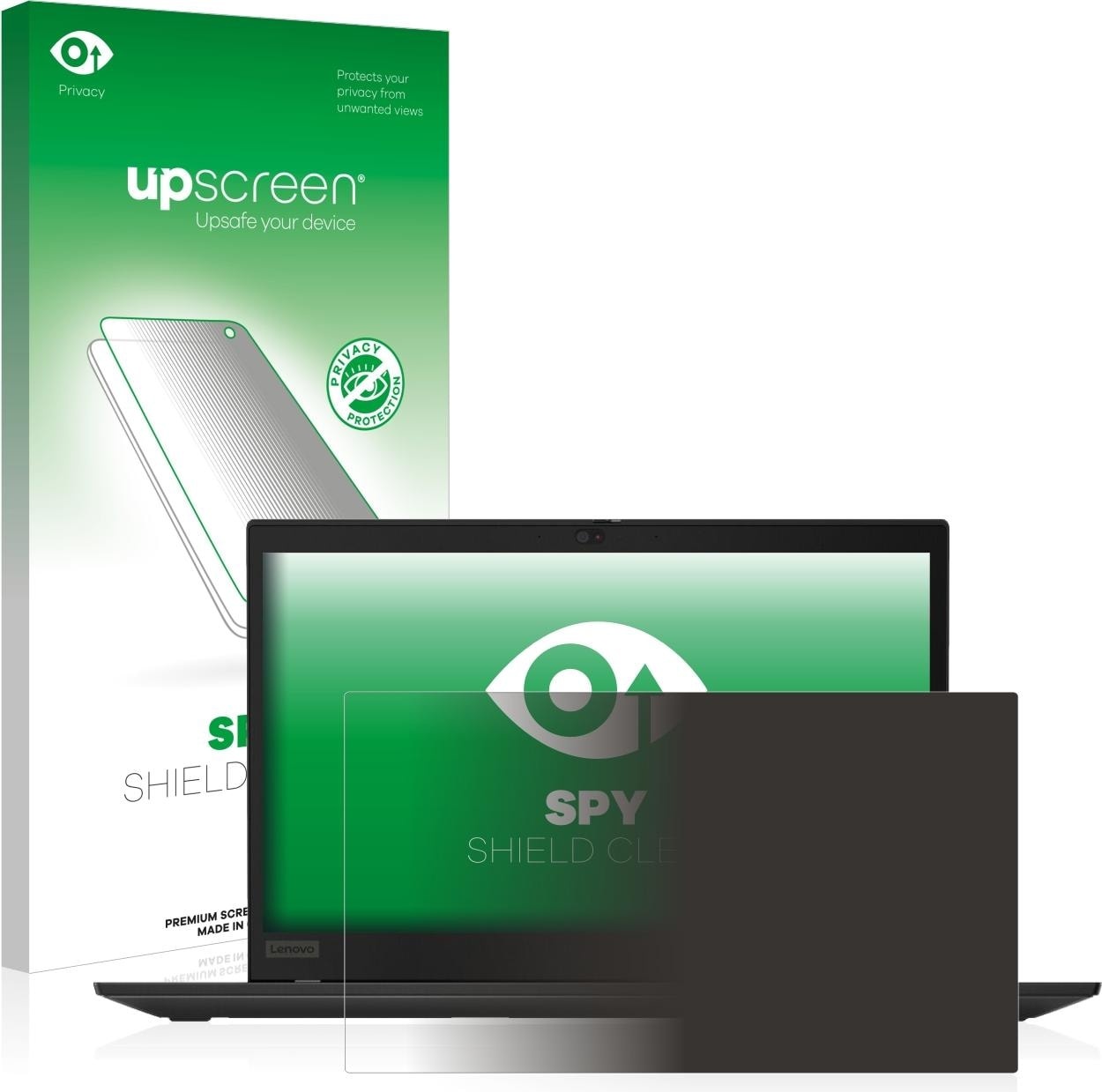 upscreen Spy Shield Blickschutzfolie (1 Stück, Lenovo ThinkPad T495s), Tablet Schutzfolie