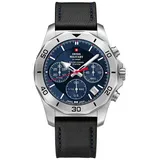 Swiss Military SMS34072.05 Solar Chronograph 44mm 10ATM - Schwarz/Schwarz