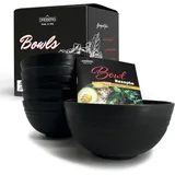 DREIBERG Müslischale DREIBERG® Müslischalen Set inkl. Rezeptbuch, PP, (8-tlg) 7.5 cm x 760 cm