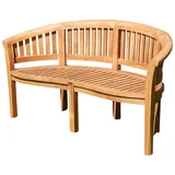 ASS Altenburger Bananenbank 161 x 63 x 85 cm Braun