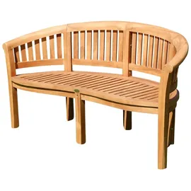 ASS Altenburger Bananenbank 161 x 63 x 85 cm Braun