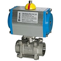 Riegler ES-Kuha, pneumat. Stellantrieb, einfachwirkend, Rp 1 1/4, DN