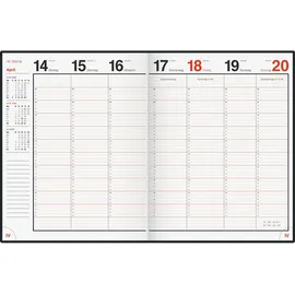 Rido Buchkalender magnum schwarz 2026