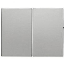 Berker K.5 - Wippe für Serie, Wechsel/Wechsel, Doppeltaster (Aluminium)