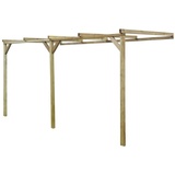 vidaXL Pergola 2 x 4 x 2,2 m braun