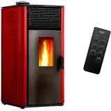 Luft- Pelletofen Anita 12 kW Sannover Bordeaux