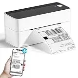 Phomemo Bluetooth Etikettendrucker, DHL Thermodrucker 4x6 Ettikettendrucķer, Bluetooth Etikettiergerät Label Printer für Barcode, Amazon, Etsy, Shopify, Royal Mail, DHL, FedEx, UPS etc