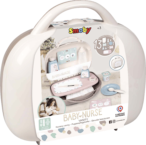 SMOBY Baby Nurse Puppenpflegekoffer Spielset Mehrfarbig