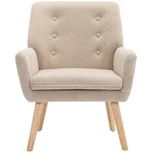 vente-unique Sessel OSIMO Polyester 65 x 79 x 68 cm Beige