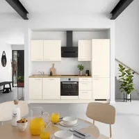 Nobilia Küchenzeile Touch II 270 cm weiß