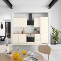 Nobilia Küchenzeile Touch II 270 cm weiß
