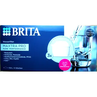 Brita Wasserfilter Kartuschen MAXTRA PRO Pure Performance, 3er Pack+neu und ovp+