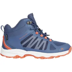 Wanderschuh MCKINLEY "Ki.-Wander-Schuh Kansas MID AQB J", Gr. 35, bunt (navy, weiß, rot), Synthetik, Textil, sportlich, Schuhe