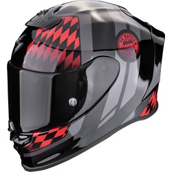 Scorpion EXO-R1 Evo Air FC Bayern, Integralhelm - Schwarz/Rot - M