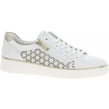 REMONTE Damenschuhe sportlicher Schnürer Weiß Freizeit, Schuhgröße:40 EU - Beige/Weiß - 40