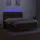 vidaXL Boxspringbett mit Matratze & LED Dunkelbraun 180x200 cm Stoff