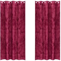 vidaXL Vorhang, Fenster Vorhänge 140 cm