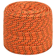 vidaXL Leinen Bootsseil 50 m Polypropylen Orange