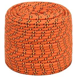 vidaXL Leinen Bootsseil 50 m Polypropylen Orange