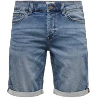 Only & Sons Ply Life Jog Blue Shorts PK 8584, blau(bluedenim), Gr. M