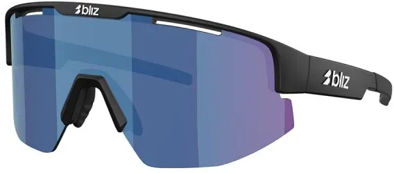 BLIZ Matrix small Sportbrille matte black / smoke blue multicolor Gläser