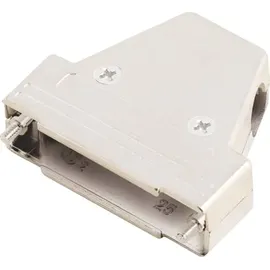 MH CONNECTORS MHTRI-M-25-K 6550-0100-03 D-SUB Gehäuse Polzahl: 25 Kunststoff, metallisiert 180°, 45°, 45° Silber