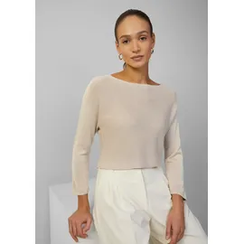 s.Oliver Feinstrickpullover mit Glitzergarn Beige 42