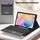 Fintie Tastatur Hülle für Samsung Galaxy Tab S6 Lite 10,4 Zoll 2024/2022/2020 Tablet mit Magnetisch Abnehmbarer Deutscher Tastatur und Touchpad Keyboard, Schwarz