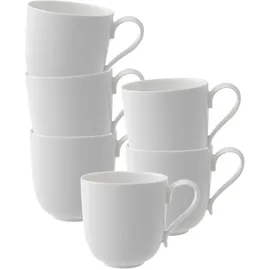 Villeroy & Boch Kaffeetasse 0,26 l Weiß 6 St.