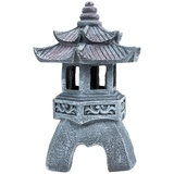 YARNOW Pavillons Statue Zen Pagode Statue Statue Garten Solar Solarfelsenlicht Asiatische Laterne Pagodenlicht Lichter Harzfelsen Japanische Gartenstatue Steinpagode Laterne