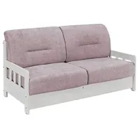 Schlafsofa Camino Holzkorpus Rosa/Weiß