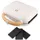 Lauben Sandwichmaker 3in1 900WW, Kontaktgrill, Weiss
