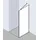 Kermi Filia XP Seitenwand FXTWD09320VUK 93 x 200 cm, silber hochglanz, ESG Opaco, auf Duschplatz