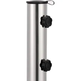 vidaXL Sonnenschirmständer Granit 30 kg Quadrat Schwarz