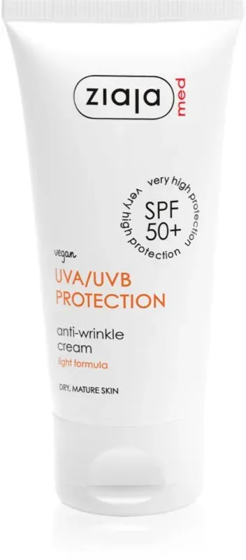Ziaja Med Protecting UVA + UVB Antifalten Sonnencreme SPF 50+ 50 ml
