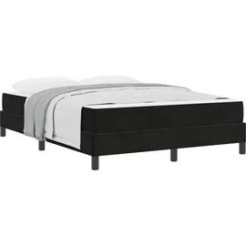 vidaXL Boxspringbett 160 x 200 cm Schwarz