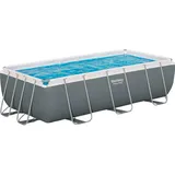 BESTWAY Power Steel Frame Pool  Set 404 x 201 x 100 cm inkl. Filterpumpe