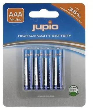 Jupio Alkaline AAA Batterien 4Pack