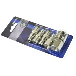 Druckluft Set 5-tlg. Stecker Schnellkupplung 4830
