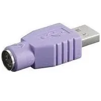 MicroConnect USBA-M/PS2-F USB A PS2 Violett Kabelschnittstellen-/adapter, Schnittstellenkabel