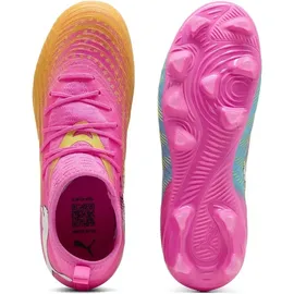 Puma Future 9 Match AG/FG Kinder Poison Pink/Sun Stream/Bright Aqua 35
