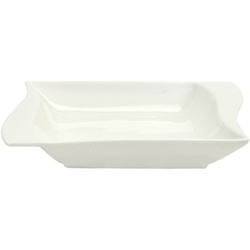 6er Set Van Well Suppenteller Harmony 21 x 16,5 cm Porzellan Weiß