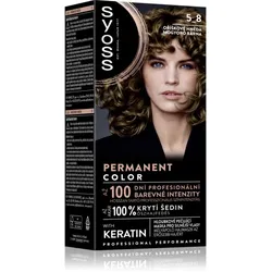 Syoss Permanent Color Permanent-Haarfarbe Farbton 5_8 Hazelnut Brown 1 St.
