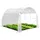 VOUNOT VOUNOT® Gewächshaus Foliengewächshaus, Seitenwände Aufrollbar Winterfest, Tomatenhaus Folientunnel, 3x3x2m 9m2, Weiß