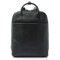 Castelijn & Beerens Hanne Business-Rucksack RFID Schutz Leder 40 cm Laptopfach schwarz