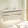 Villeroy & Boch Waschbeckenunterschrank 4 Auszüge 127,2 x 57,9 x 47,8 cm Cashmere Grey/Volcano Black